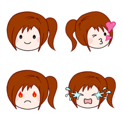 Wengwa emoji 2:制服翁娃