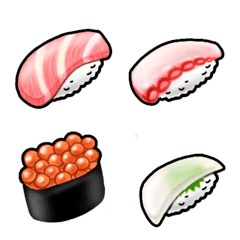 Sushi emoji.