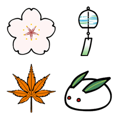 Japanese Four Seasons Emoji(Sort)