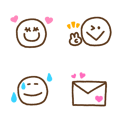 Handwritten Simple & Colorful Emoji