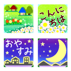 Happy Emoji ^-^ Landscape painting