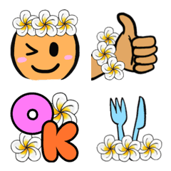 Hawaii love Smile girl Emoji