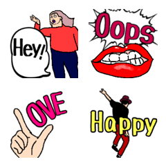 Reaction English and Japanese Emoji