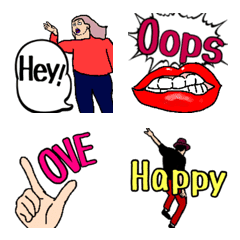 Reaction English and Japanese Emoji