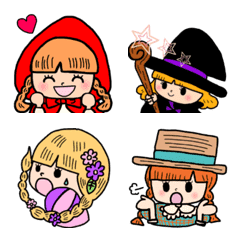 Fairy Tale's characters Emoji