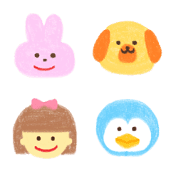Smiley emoji of people and animals