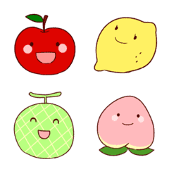 Can use everyday! Cute fruits emoji