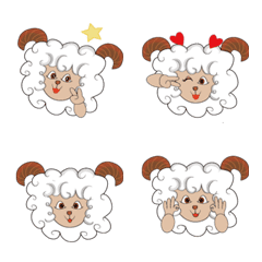 cute sheep face
