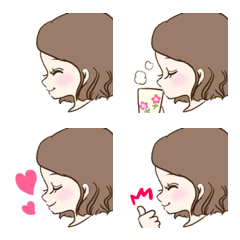 Profile girl emoji