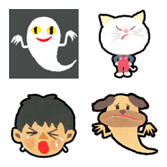 อิโมจิไลน์ Senakeiko Emoji