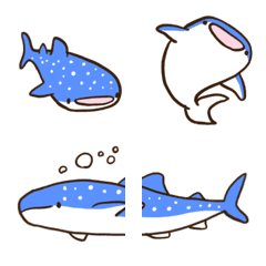Whale shark emoji 