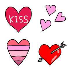 simple hearts Emoji