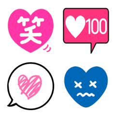 various hearts Emoji