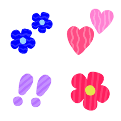 Kawaii heart,flower,star