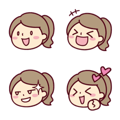 Many many girls! Emoji [ponytail]