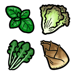 Comida Emoticons Legumes 2