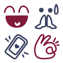 Simple and plain big Emoji