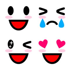 Face emoji set
