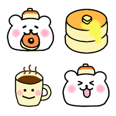 Emoji of pancake bear