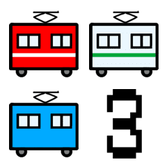 Emoji of train 