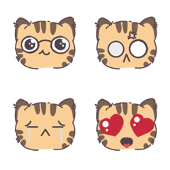 Cute cat emotions