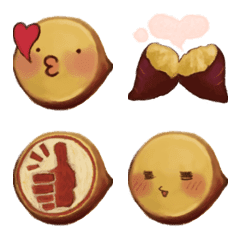 Emoji of a "Sweet sweet potato girl"