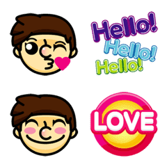 Hello Boy Emoji V.1