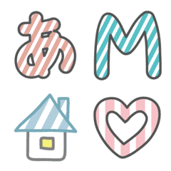 Colorful striped Emoji [Modified Ver.2]