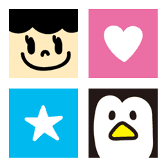 Square of emoji