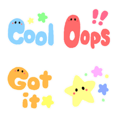 Cute English Emoji