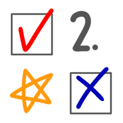 Useful symbols for organizing lists