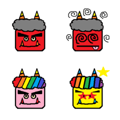 Cute Ogre Line Emoji Line Store