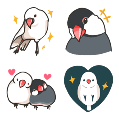 rakugaki zoo 9  Java sparrow 2