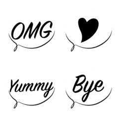 English word balloon Emoji