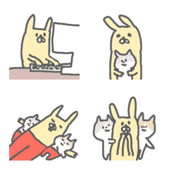 funny rabbit emoji