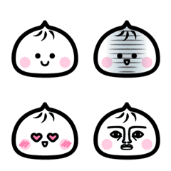 Emoji of steamed meat bun