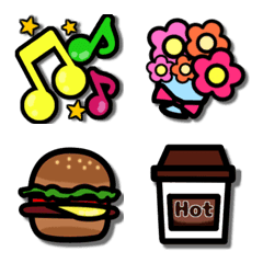 Large character emoji