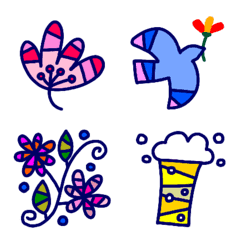 Colorful & pop Emoji