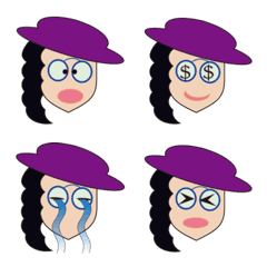 lady wear hat