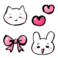 Lovely Cat & Bunny's Emoji