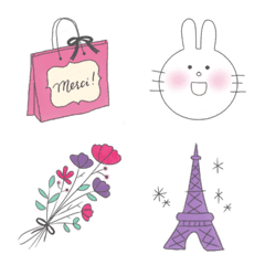 Parisian color natural emoji 2