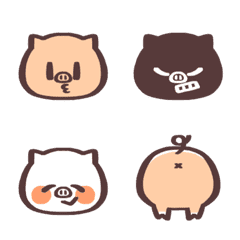 Pig's Emoji created by Suu
