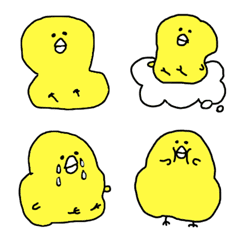A smooth feeling Chick(Emoji)