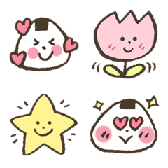 Pretty rice ball Emoji!