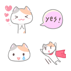 Simple Pastel Calico cat