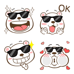 What's up! Bear Emoji so cute Vol.2