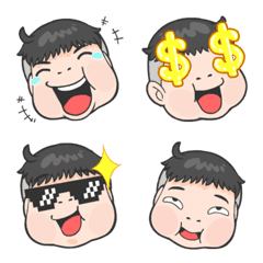 chubby boy Emoji so cute Vol.2