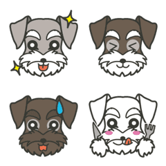 Various Schnauzer Emoji
