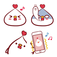 Chicken Heart torishin san Emoji