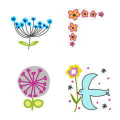 Cute pretty flower emoji